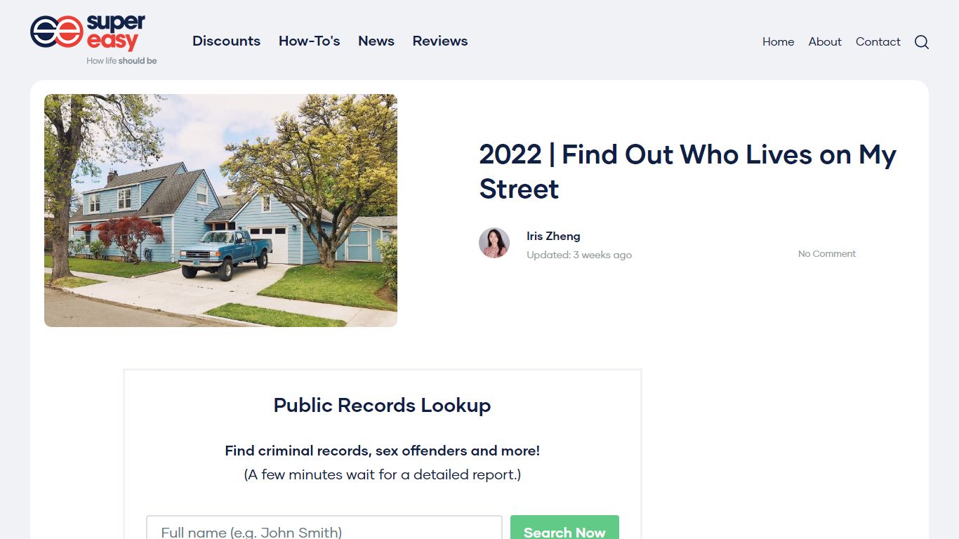 How To Find Who Lives on My Street | Public Records Search ...